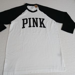 PINK 3/4 sleeve shirt